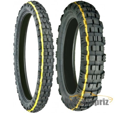 Мотошины Mitas E-09 Dakar (желтая полоска) 140/80 R17 69R TL